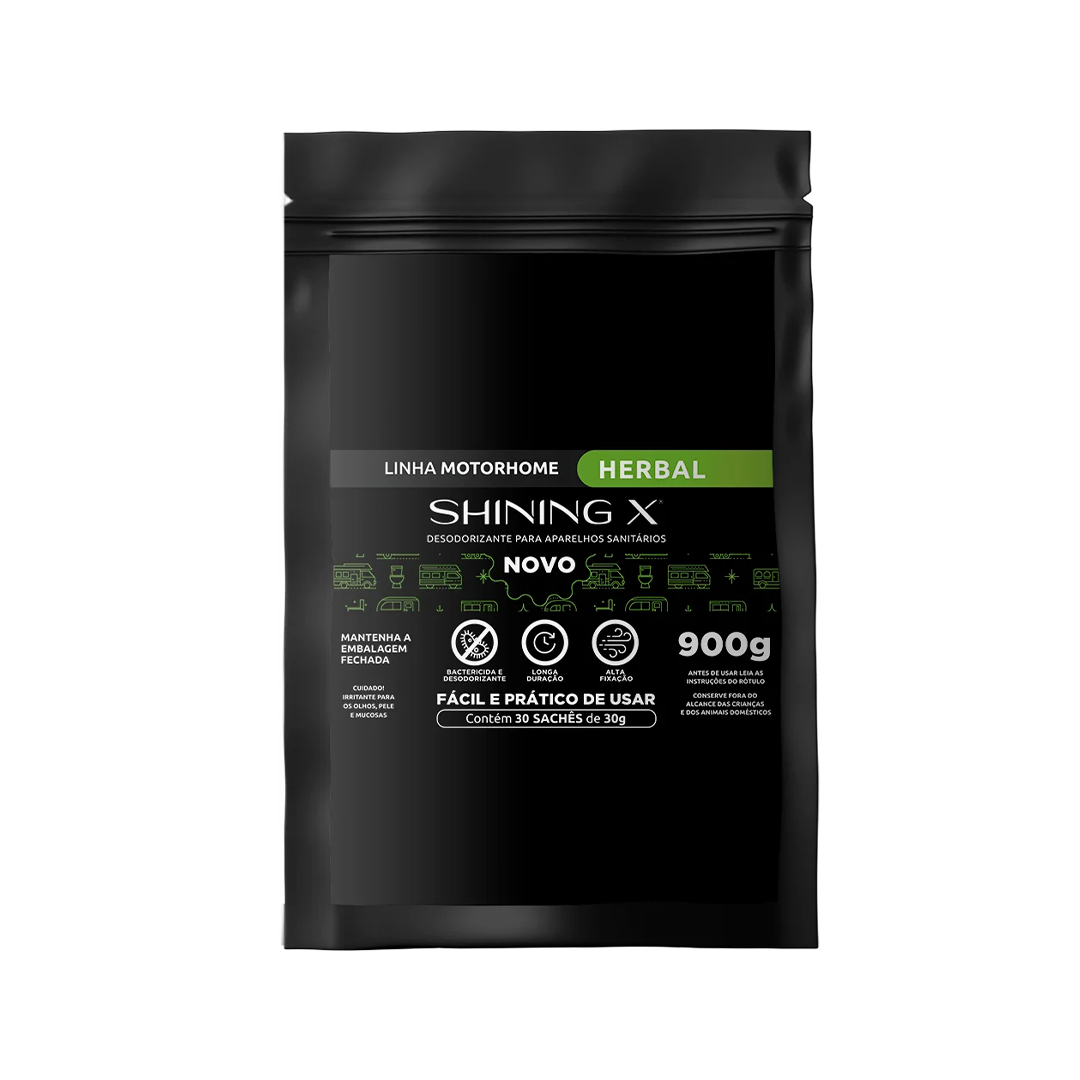 SHININGX04 Herbal – Pacote com 30 sachês de 30g